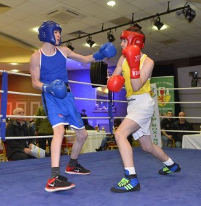07/01/2016 Inter County Boxing at The Devenish in Belfast. Antrim v Riverstown select [Cork].