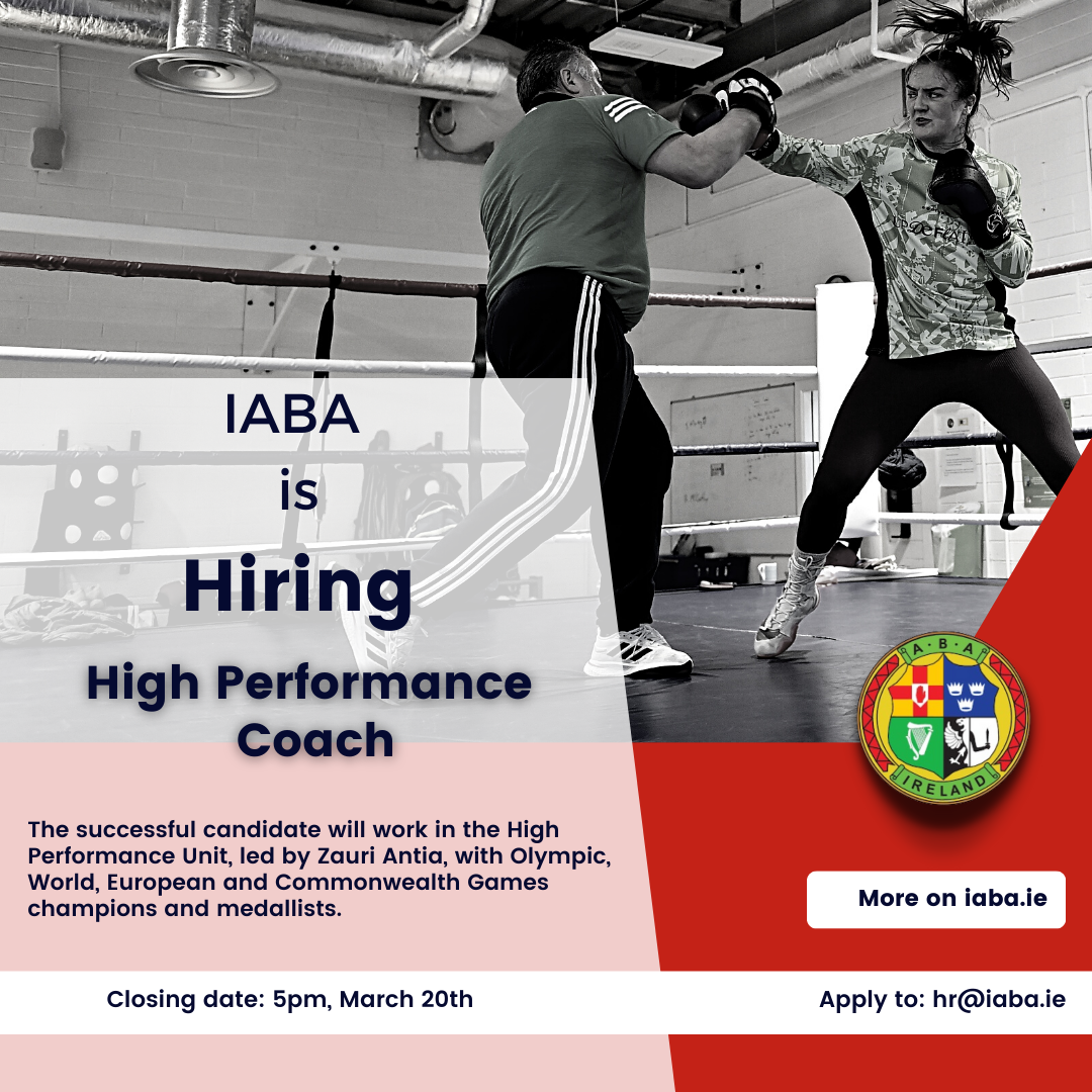 Work in Boxing: High Performance Boxing Coach - Irish Athletic Boxing  Association