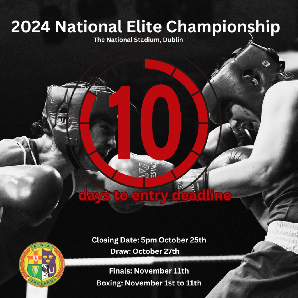 10 days remaining entries to the 2024 National Elite